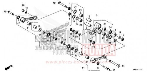 CUSHION ARM CRF450LL de 2020